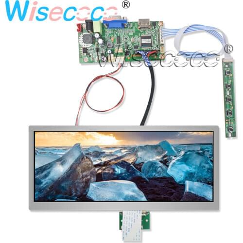 10.3 Inch 1920*720 IPS Pro Bar 850nit LCD Screen 50-pins HSD103KPW2-A10 + LVDS VGA Driver Board for Outdoor Car Replacement