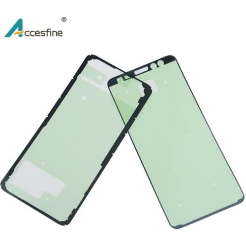 2PCS Housing Sticker Front Bezel Plate Cover Adhesive for Samsung Galaxy A8 A8 Plus Back Glass Battery Cover Adhesive Sticker