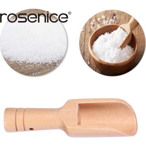 3pcs Nontoxic Ecofriendly Wooden Bath Salt Spoon Candy Spoon Scoops Kitchen Supplies Cutlery Tableware wholesale