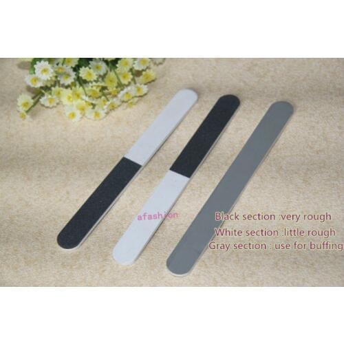 5pcs Professional Nail art File Buffing Sandpaper Manicure tool Wholesale Free shipping or fast ship by HK post