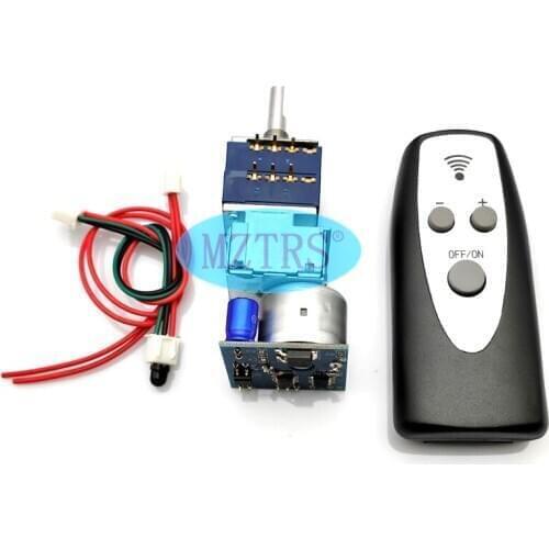 ALPS27 motor potentiometer Remote control volume potentiometer board Double 10K 50K 100K For Audio POWER amplifier preamp