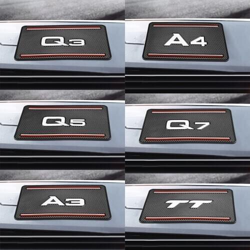 Car anti slip mat auto interior dashboard phone gel pads fixed gel double sided For Audi A3 A4 A6 Q3 Q5 Q7 TT