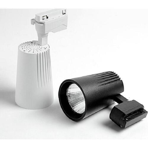 Free Shipping 30W Rail track COB Rail spotlight LED track light 30W Guide rail track bulb Warm white light