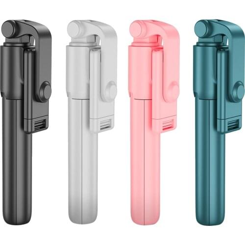 Wireless Bluetooth Selfie Stick Aluminium Alloy Extendable Handheld Monopod with Stand Live with Base for Smartphone
