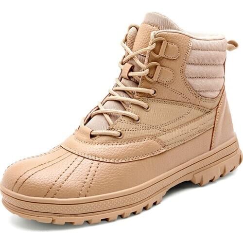 Plus Size 40-48 Mens Boots Leather Military Tactical Special Force Desert Combat Ankle Boot CC-460