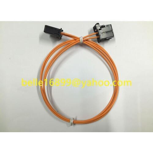MOST Optical Fiber Cable Connectors Male To Male cable 100CM For BMNW Mercedes Au-di AMP Bluetooth car GPS fiber cable