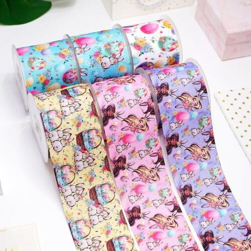 DIY Easter Day Printed Grosgrain Ribbon For Craft Supplies Sewing Accessories 5 Yards, Planar Resins Mold 10 Pieces. 49819
