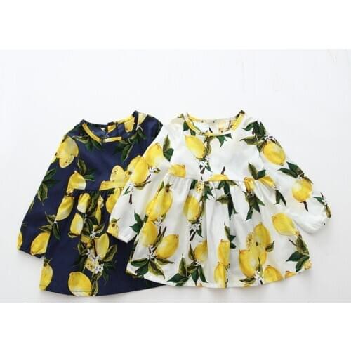 3 to 7 Years Spring Summer Cotton Girl Dress Long Sleeve Children Dress Polka Dot Kids Dresses for Girls Fashion Girls Clothing