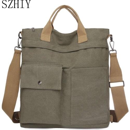Canvas Bag Women Handbag Large Capacity Shoulder Travel Back Pack for Men School Bags for Teenage Girls Designer Crossbody 2021