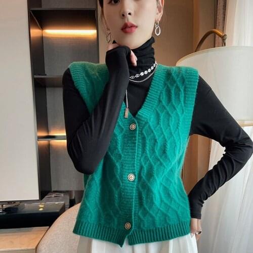 2021 Cardigans for woman summer sweaters knitted jumper High Quality Female knitwear V-neck cool comfortable