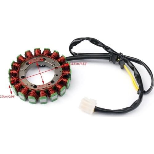 Artudatech Magneto Generator Stator Coil For Kawasaki KLR 650 2008-2010 2009 21003-0045,21003-0084 Motorcycle Parts