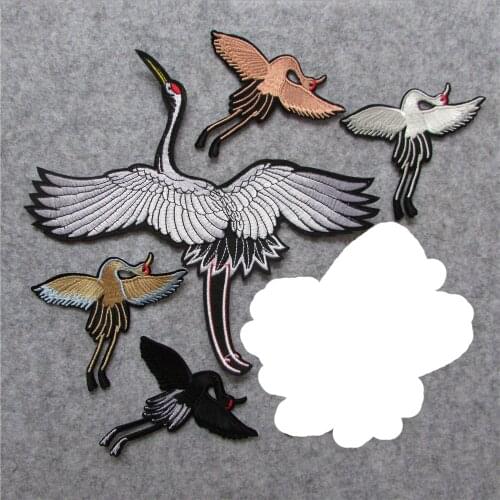 Hot sale Brand new pink Patch Iron On Kid Cheap Embroidered Cute Cartoon Patches For Clothes Sticker Jacket DIY Badges Applique