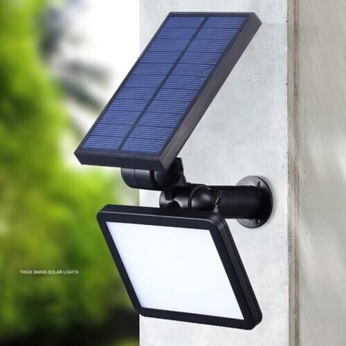 48LED Solar Wall Lamp light Sensor Spotlight Waterproof IP65 Outdoors Super Bright Solar Garden Yard Street LED Lawn light