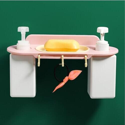 New Water Bottle Soap Holder Non Slip Soap Box Bathroom Holder Gadgets Soap Dish Soap Tray Holder Bathroom Accessories