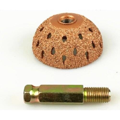 New 1pc 50mm Tungsten steel polished Head for tire repair Tyre tool Low-speed pneumatic grinding machine