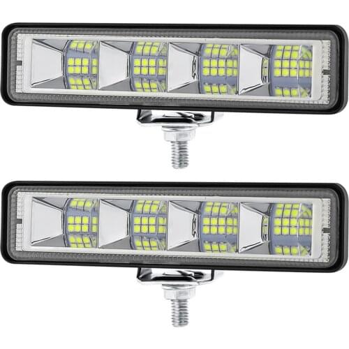 72W car Work light LED 24 led working bar offroad SUV ATV Tractor Boat Trucks Excavator 12V 24V led Combo Beam