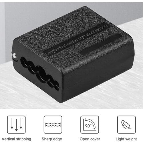 Loose tube slitter 4.5mm-11mm Ribbon Cable Stripper Longitudinal Center Pipe Stripping Tool Tube Slitter Cable Cutter
