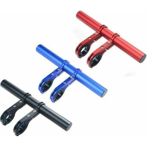 20CM Tube Bicycle Handlebar Extender Mount Mountain MTB Bike Cycling Carbon Headlight Bracket Lamp Flashlight Holder Accessories