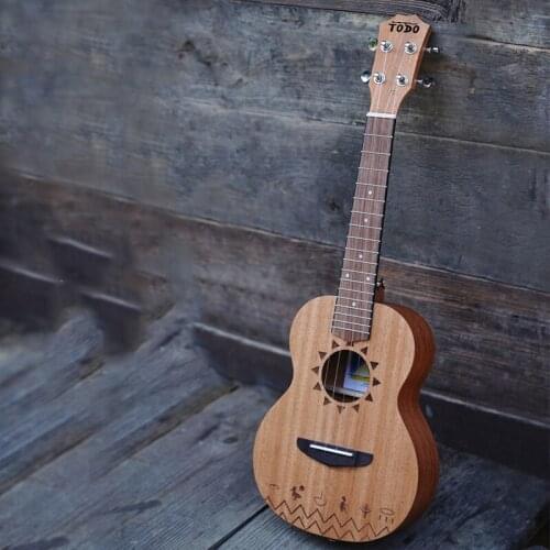 Soprano Ukulele Solid Mahogany Music Set Barato 4 String Small Guitar 23 Inch Profesional Perform Guitarra Entertainment ZZ50YL