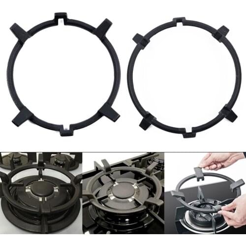 Universal Cast Iron Wok Pan Support Rack Stand for Burners Gas Hobs and Cookers Home Garden Supplies