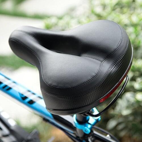 Thickened Mountain MTB Bike Saddle Cushion with Reflective Sticker Bicycle Seat for Outdoor Cycle Biking Entertainment