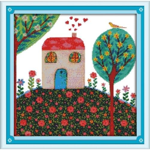 Yearning for spring (8) cross stitch kit 18ct 14ct 11ct count printed canvas stitching embroidery DIY handmade needlework
