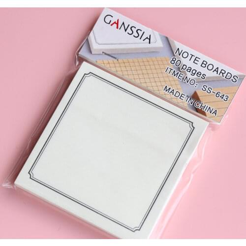 1PC Simple Memo Pad Stationery Bookmark Notes Design Stickers in Notebook Memo pads Office Supplies(ss-643)