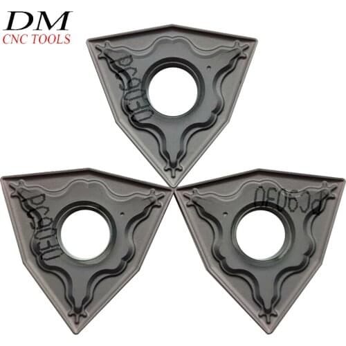 10 pcs WNMG080404-HM PC9030 WNMG080408-HM PC9030 CNC lathe turning tool carbide inserts high quality for steel processing