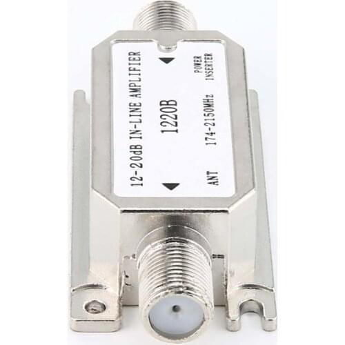 12-20dB In-line Amplifier(satellite slope line amplifier)(1220B) amplifier works with all satellite