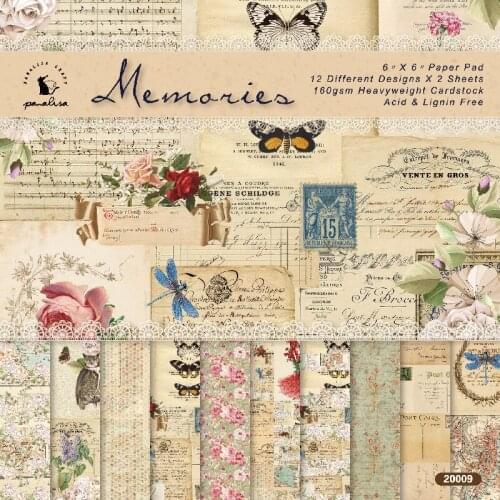 12Pcs/Lot Retro A Retro Material Papers DIY Scrapbooking Album Diary Gift Decorative Paper Scrapbooking Paper