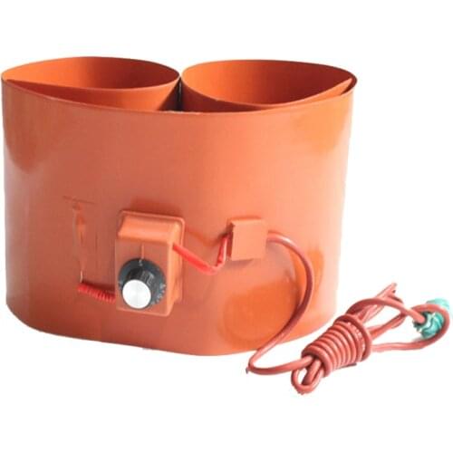 208L 1200W Silicone Band Drum Heater Blanket Metal Drum Heater Oil Barrel Heater Honey Butter Barrel Heater Butter Barrel Heater