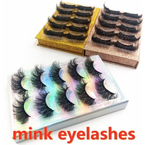25mm Mink Lashes Faux Eyelashes Mink Eyelashes Dramatic Volume Lashes Eyelash Extension False Eyelashes