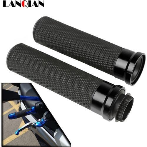 Motorcycle Accessory Poignee Moto Aluminum Hand Grip Aluminum Plastic For gsr 600 honda pcx 125 gsr 750 suzuki burgman 400