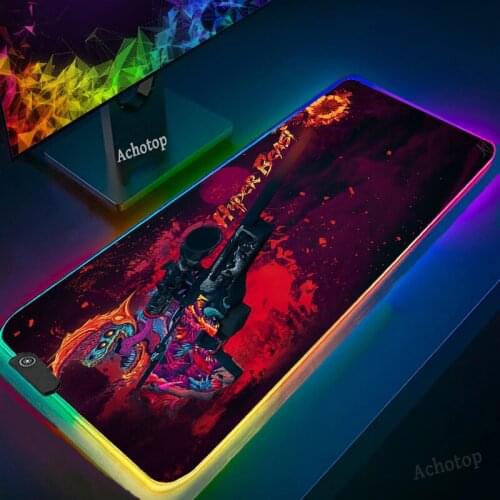 900*300MM RGB Large Gaming Mouse Pad Mat for CS GO Hyper Beast AWP Boyfriend Gifts Gamer Big Computer Mouse pad Game for Muismat
