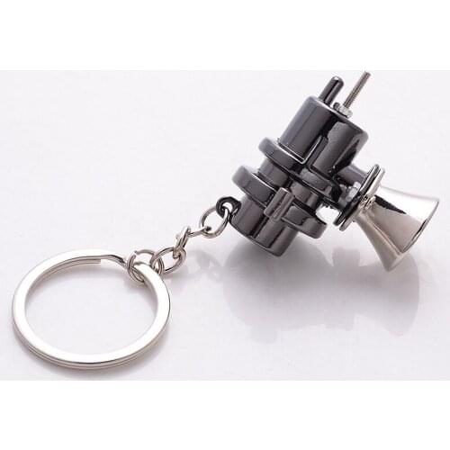 Mini Turbo Turbocharger Keychain Spinning Turbine KeyChain Ring Keyring Keyfob Car Keyring Car Interior Accessories Jdm keychain