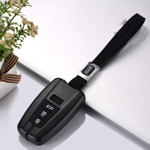 Aluminium Alloy+Silicone Car Remote Key Case Fob Cover For Toyota Camry Corolla C-HR CHR Prado RAV4 Prius 2018 2019 2/3 Button