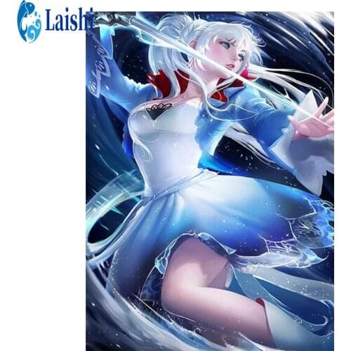 Great Painter 5D DIY Anime girl Diamond Painting Full Square round drill Diamond Painting Embroidery Sale Rhinestones Pictures