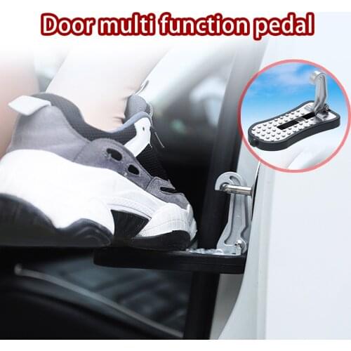 Roof Pedal Foldable Universal Foldable Auxiliary Pedal Car Vehicle Folding Stepping Ladder Foot Pegs Easy Access Car Accessories