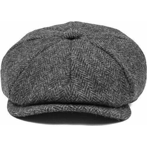 Male Cap Peaky Blinders Driver Cashmere Hat Beret Fedora CP4