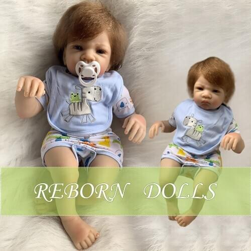 Otarddolls Bebe Reborn silicone doll 50cm soft body realistic infant boy newborn baby doll Toys boneca For Children gift