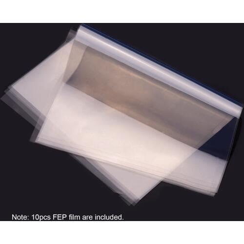 FEP Film Transparent Release Film Sheet 280*200m Thickness 0.1mm High Transmittance Strength for SLA UV Resin 3D Printer