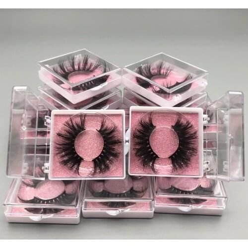 Rainsin Fluffy Mink Lashes 25mm Dramatic Long messi Eyelashes 5d 25 mm mink eyelashes mink 3d hair lash wholesale with your logo