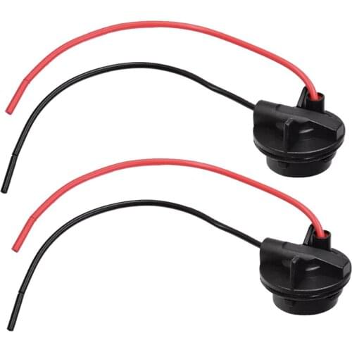 2Pcs Car 150 Degrees Brake Turn Signal Light Bulb Socket Wiring Harness Plug Adapter Connector Fit For BAU15S PY21W 6671SV