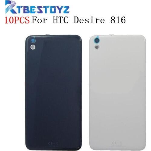 RTBESTOYZ Original Good Quality For HTC Desire 816 D816 Back Cover Rear Housing Battery Case With Camera Lens+Logo