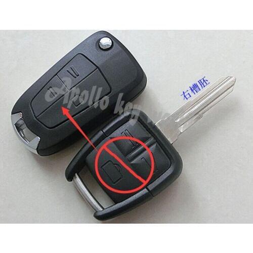 Modified Flip Folding Remote Key Shell Case For Vauxhall Opel Omega Vectra 3 Button YM28 Right Blade Fob Key Blank Cover