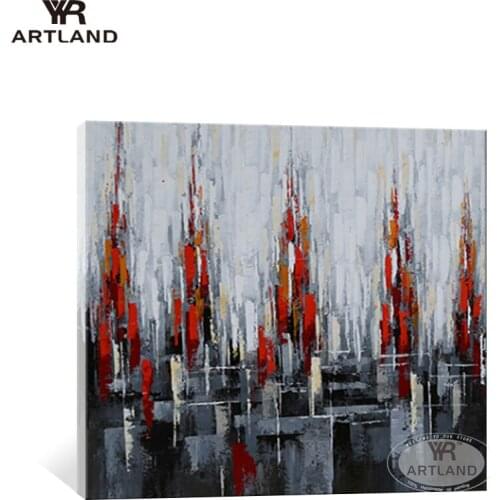 YYR-ARTLAND Wholesale Hand painted canvas oil painting abstract landscape wall art home decoration for living room no framed