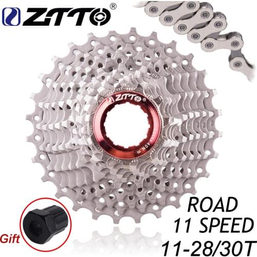 ZTTO Road Bike Bicycle Parts 11S 22S Freewheel Cassette Sprocket k7 11Speed 11-28T Compatible for Parts 105 5800 UT 6800 DA 9100