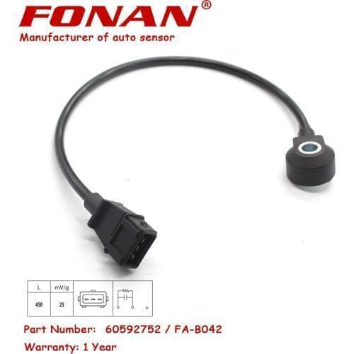 0261231095 Knock Detonation Sensor For FIAT Marea 2.0i Marea 2.0i 20v Turbo 60592752