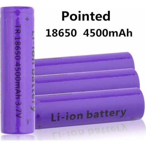 1-20PCS/GTL 18650 Battery rechargeable lithium battery 4500mAh 3.7V Li-ion battery for flashlight Torch 18650 Batteries