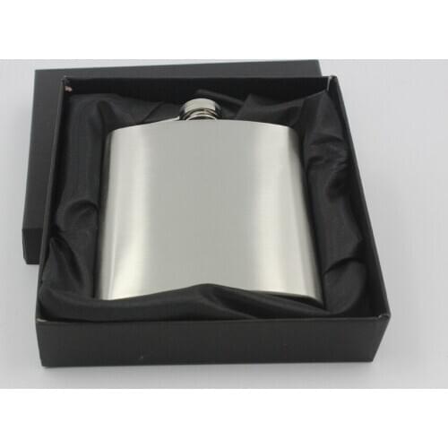 50sets/lot 2015 Hot Sale Trustworthy 1pcs 7oz Stainless Steel Hip Flask Liquor Whisky Alcohol Cap + Funnel Drinkware Free Ship